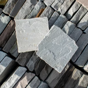 Pavés Grès gris