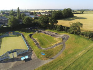 chantier enrobé terrasssement travaux publics pumptrack piste vélo VTT BMX congrier mayenne